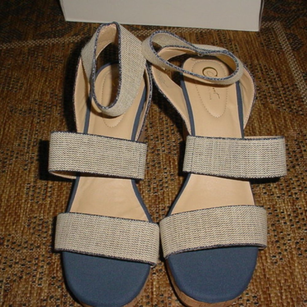 CATO New Strappy Ankles Wedge Shoes Size 10